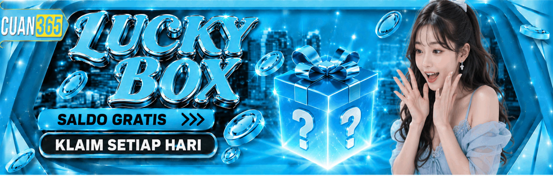 Banner Undian Berhadiah Lucky Box CUAN365