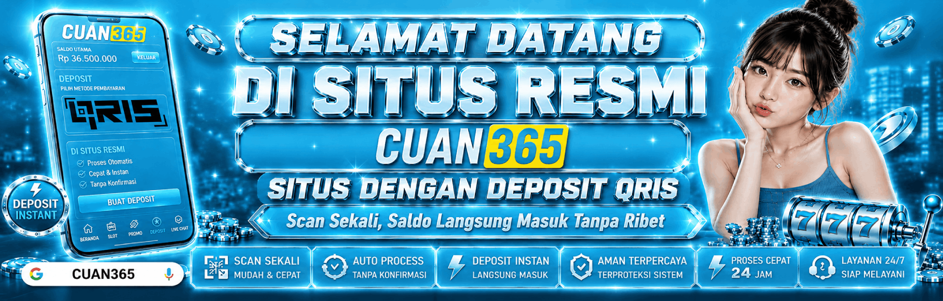 Banner Selamat Datang CUAN365